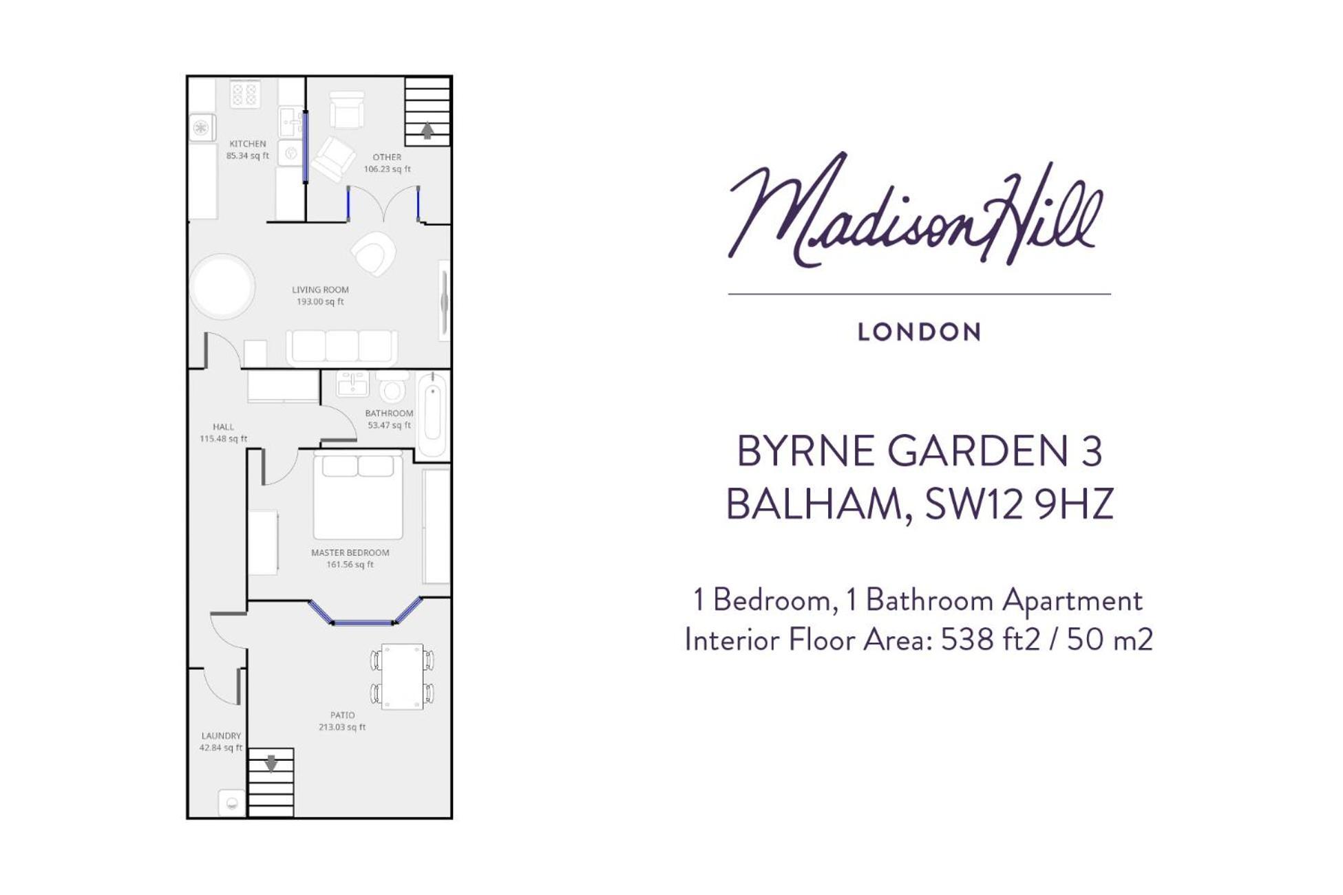 Madison Hill - Byrne Garden 3 - One Bedroom Home Лондон Экстерьер фото